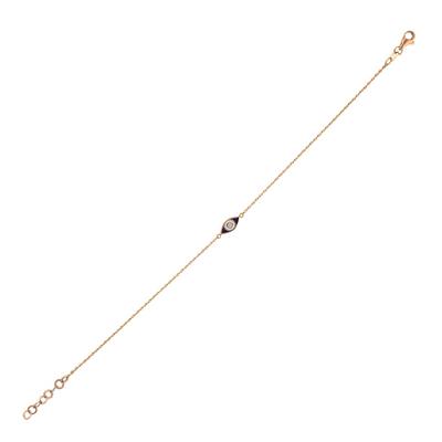 Altıntaç 0,01 Karat Mineli Nazar Göz Pırlanta Bileklik 1310-PBL0668