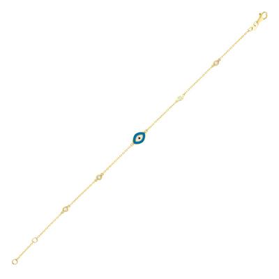 Altıntaç 0,01 Karat Pırlantalı Markiz Göz Bileklik 11377-PBL0683