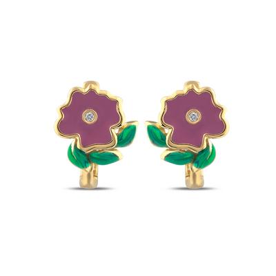 Altıntaç 0,02 Karat Mineli Pırlanta Küpe 11170-PKP0596