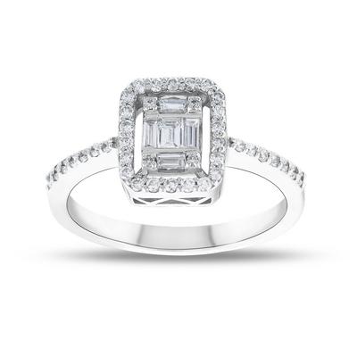 Altıntaç 0,46 Karat Pırlanta Baget Yüzük 11151-PYZ0665