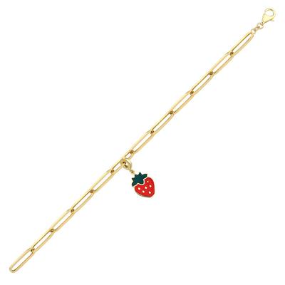 Altıntaç Altın Çilek Charm Bileklik BL2889A