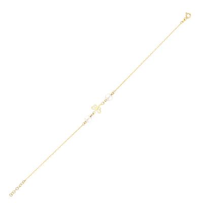 Altıntaç Altın İncili Kelebek Halhal BL2522A