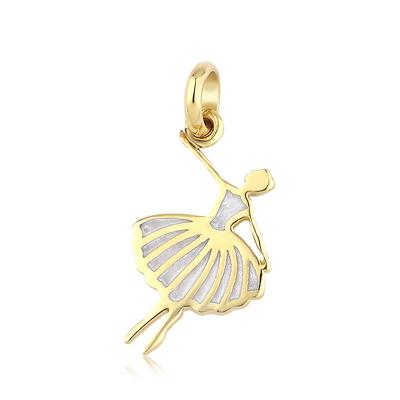 Altıntaç Altın Mineli Balerin Kolye Ucu KU2590B