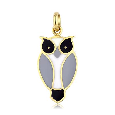 Altıntaç Altın Mineli Baykuş Kolye Ucu KU2582A