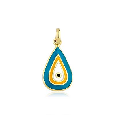 Altıntaç Altın Mineli Damla Göz Kolye Ucu KU1577A