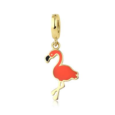 Altıntaç Altın Mineli Flamingo Charm KU2510A