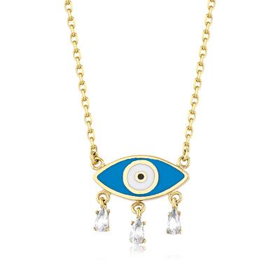 Altıntaç Altın Mineli Göz Kolye KL2451A