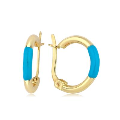 Altıntaç Altın Mineli Halka Küpe KP2704B