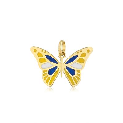 Altıntaç Altın Mineli Kelebek Kolye Ucu KU0543A