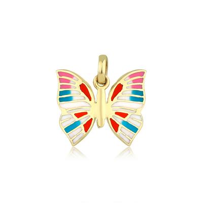 Altıntaç Altın Mineli Kelebek Kolye Ucu KU2566B