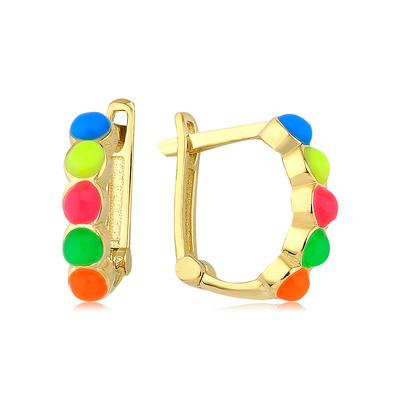 Altıntaç Altın Mineli Küpe KP2702C