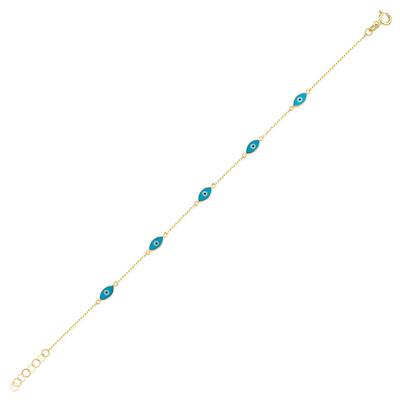 Altıntaç Altın Mineli Nazar Göz Bileklik BL2725A