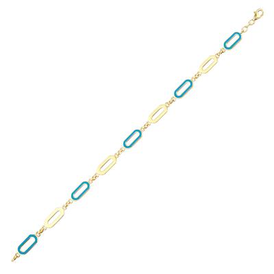 Altıntaç Altın Mineli Zincir Bileklik BL2693B