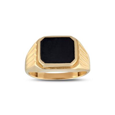 Altıntaç Altın Oniks Taşlı Erkek Yüzük YZ2468A