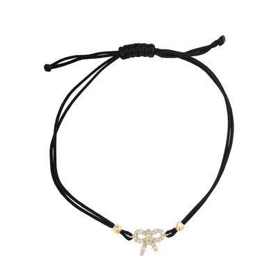 Altıntaç Altın Taşlı Fiyonk İpli Bileklik BL1674A