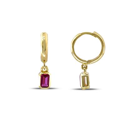 Altıntaç Altın Taşlı Sallantılı Küpe KP2688A