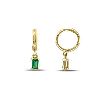 Altıntaç Altın Taşlı Sallantılı Küpe KP2688B