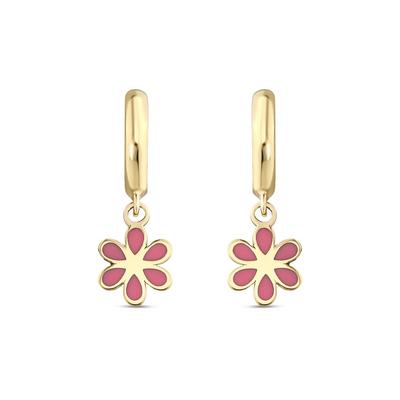 Altıntaç Altın Mineli Halka Küpe KP2743A