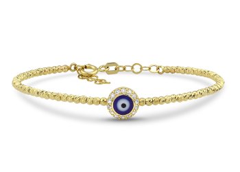 Nazar Gözlü Altın Bileklik: Geleneksel Koruma ve Modern Şıklığın Altın Hali